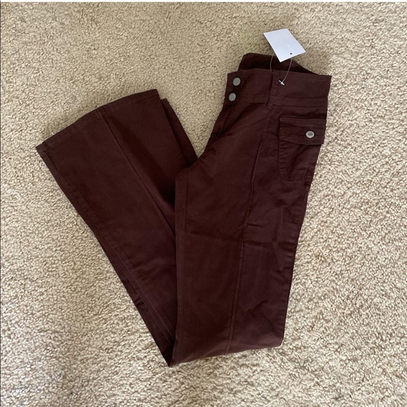 Brandy Melville brown Agatha pants - Picture 2 of 5